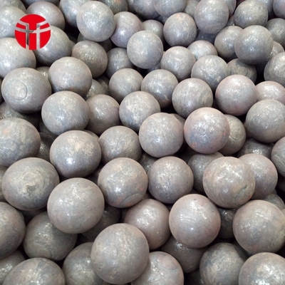 Dureté à l'impact supérieure à 12 J/cm2 Boules d'acier de meulage Emballage tambour en acier Argent
