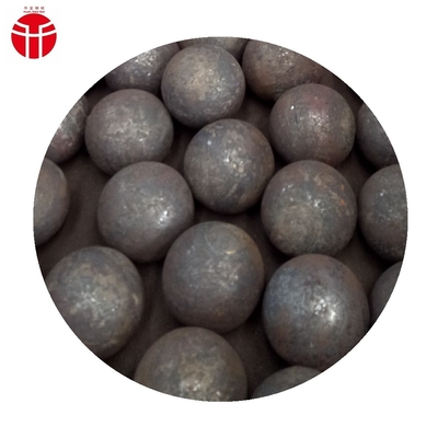 boule d'acier au carbone de 80mm 60mm 55 - 60HRC rectifiant la dureté élevée