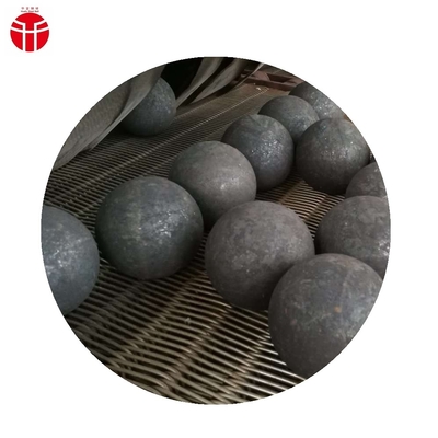 55 HRC boules de meulage de médias de 4 pouces, billes en acier forgées ISO9001