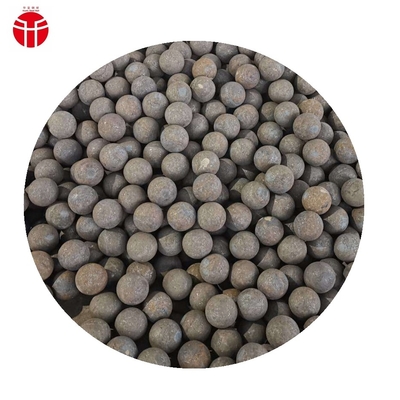 boules de meulage forgées par 20mm 160mm boules en acier solides écrasées de 4 pouces pour le broyeur à boulets de mine