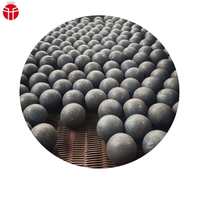 boules de meulage forgées par 20mm 160mm boules en acier solides écrasées de 4 pouces pour le broyeur à boulets de mine