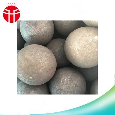 boule d'acier de meulage de 60mm 50mm 5 pouces pour le matériel de mine de cuivre