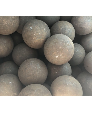 boule d'acier de meulage de 60mm 50mm 5 pouces pour le matériel de mine de cuivre