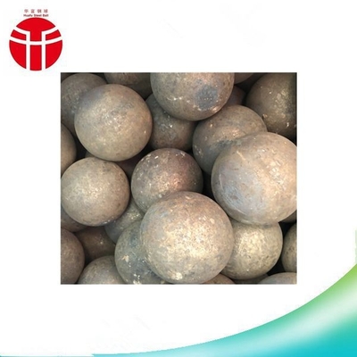 boule d'acier de meulage de 60mm 50mm 5 pouces pour le matériel de mine de cuivre