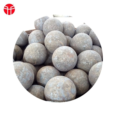 20mm - 150mm a forgé la boule d'acier de meulage de boule d'acier au carbone de mine d'or d'acier de manganèse