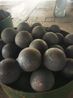 Boules de meulage forgées en acier de 1 pouce - 6 pouces 160mm grandes billes d'acier solides