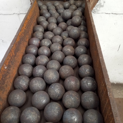 Boules de broyeur à boulets incassables à haute teneur en manganèse forgées à chaud