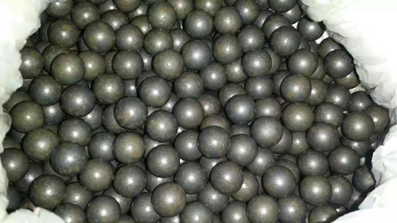 Billes d'acier de meulage forgées résistantes à l'usure de broyeur à boulets rondes sans rupture