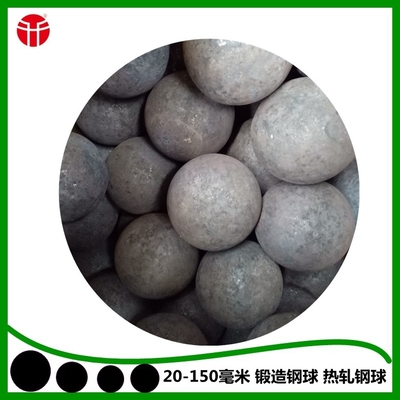 80 mm 100 mm 125 mm boules de meulage forgées pour broyeur à boules